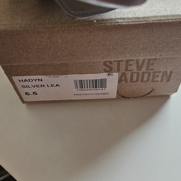 Steve Madden" Hadyn" Silver Women's Sandals 6.5 - Picture 5 of 7